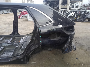 Aripă spate stânga Ford Edge 19-24 pe caroserie, neagră, îndoită, cu denivelări