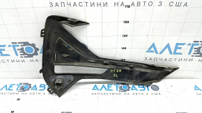 Накладка нижней решетки переднего бампера левая BMW X1 F48 20-22 Basis, X-line под парктроник и LED ПТФ, структура