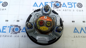 Подушка безопасности airbag в руль водительская Mazda CX-30 20-23 черная, тип 1, ржавый пиропатрон