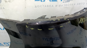 Бампер задний голый правый Volvo XC40 19-26 черный, царапины, потерт, вмятина