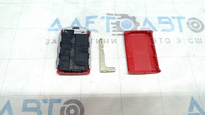 Ключ Volvo XC40 19-26 keyless, 4 кнопки, красный, царапины