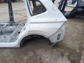 Четверть крыло задняя левая VW Tiguan 18-24 long на кузове, белая, тычка