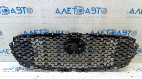 Решетка радиатора grill Mazda CX-30 20-23 с эмблемой, под радар, песок, царапина