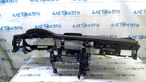 Bord față Mazda CX-30 20-24 cu AIRBAG, maro închis, proeminență inferioară, clapetă ruginită