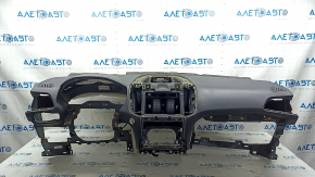 Bord față negru Ford Edge 19-24 cu AIRBAG start-stop, necesită curățare chimică, suport defect, clapetă ruginită, fără suport