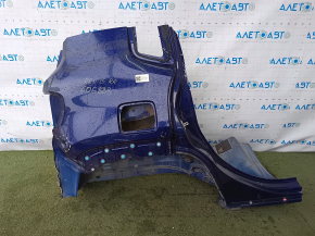 Sfert aripă spate dreapta Jeep Renegade 15 - pe caroserie, albastru, mototolit, împuns