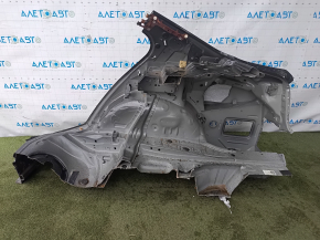 Четверть крыло задняя правая BMW 3 F30 12-18 отпилена, черная, примята, тычки, вмятины