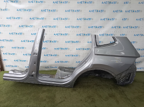 Четверть крыло задняя левая VW Tiguan 18-24 long отпилена, серебро, с центральной стойкой, замята