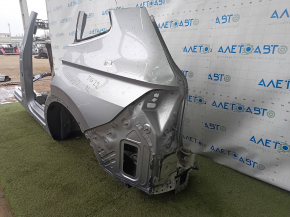 Четверть крыло задняя левая VW Tiguan 18-24 long отпилена, серебро, с центральной стойкой, замята