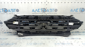 Решетка радиатора grill Ford Edge 19-24 под камеру, в сборе со значком, под камеру, тычки