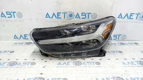 Фара передняя левая в сборе Volvo XC40 19-22 LED песок, с блоком, надлом крепления