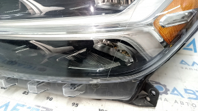 Фара передняя левая в сборе Volvo XC40 19-22 LED песок, с блоком, надлом крепления
