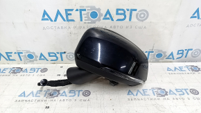 Зеркало боковое левое в сборе Volvo XC40 19-26 10 пинов, черное, поворотник, подогрев, автозатемнение, песок