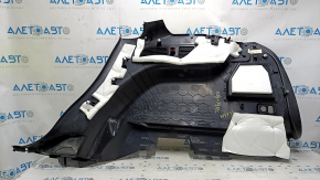 Обшивка арки левая Ford Edge 15-24 черная, царапины, надломано крепление, побелел пластик