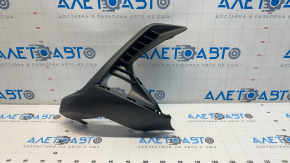 Решетка переднего бампера правая Lexus NX300 NX300h 18-21 Base, под ПТФ, с хром молдингом