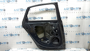 Дверь голая задняя левая Audi A4 B9 17-19 графит LX7L, вмятины