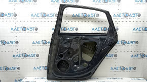 Дверь голая задняя правая Audi A4 B9 17-19 графит LX7L, тычки, вмятины