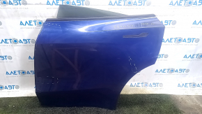 Дверь в сборе задняя левая Tesla Model Y 21-25 синий PPSB, царапины, сколы