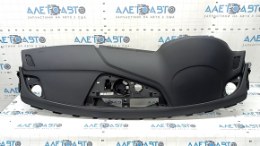 Торпедо передняя панель с AIRBAG Audi A4 B9 17-25 черная, без проекции