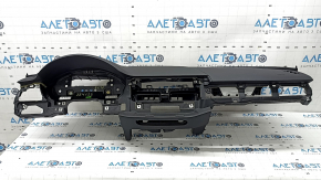Торпедо передняя панель с AIRBAG Audi A4 B9 17-25 черная, без проекции