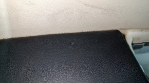 Panou ușă stânga față, Ford Edge 19-24, gri cu negru, Bang & Olufsen, cotieră din piele neagră, inserție din piele gri, cu mâner, zgârieturi, crestături, element de fixare rupt, necesită curățare