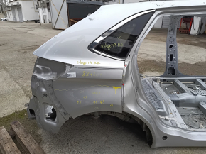 Четверть крыло задняя правая Ford Edge 15-24 на кузове, серебро, шпакля