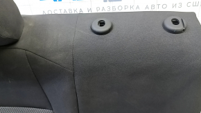 Спинка заднего ряда сидений правая VW Jetta 19-21 ткань черная, с подголовником, под чистку