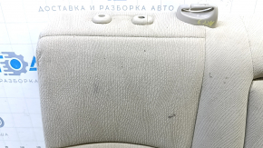 Спинка заднего ряда сидений Honda Accord 13-15 велюр серое, с подлокотником, под чистку