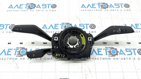 Подрулевой переключатель гитара в сборе Audi A4 B9 17-25 с шлейфом, с dynamic steering, потерт