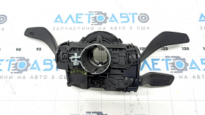 Подрулевой переключатель гитара в сборе Audi A4 B9 17-25 с шлейфом, с dynamic steering, потерт