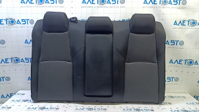Spatele scaunelor din spate, al doilea rând, Honda Accord 18-19, tapițerie neagră, cu cotieră, încrețită