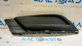 Grilă bară față stânga Ford Fusion mk5 17-18 fără proiectoare de ceață mată, cu bandaj mat