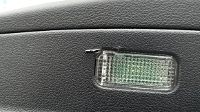 Panou ușă spate dreapta negru pentru Audi A4 B9 17-19, cotieră din piele neagră, inserție din piele neagră, Bang & Olufsen, cu mâner și grile difuzoare, zgârieturi, suport fonoabsorbant rupt