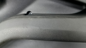 Panou ușă stânga față negru pentru Audi A4 B9 17-19, cotieră din piele neagră, inserție din piele neagră, pentru memorie scaun, Bang & Olufsen, curățare chimică, strat de protecție mâner decojit