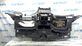 Торпедо передняя панель с AIRBAG Ford Edge 19-24 черная start-stop, надлом, царапины