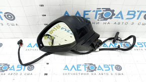 Зеркало боковое левое в сборе Audi A4 B9 17-19 14 пинов, поворотник, автозатемнение, автоскладывание, под память, графит, рассохся уплотнитель