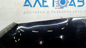 Капот голый Volvo XC60 18-26 алюминий, черный 717, вмятины, царапины, песок