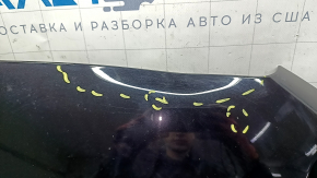 Капот голый Volvo XC60 18-26 алюминий, черный 717, вмятины, царапины, песок