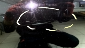 Дверь в сборе задняя правая Volvo XC60 18-26 Inscription, черный 717, царапины, тычки