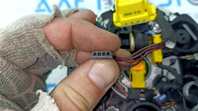 Подушка безопасности airbag в руль водительская Audi A4 B9 17-25 черная, тычки на хроме