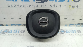 Подушка безопасности airbag в руль водительская Volvo XC60 18-26 черная, царапины