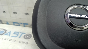 Подушка безопасности airbag в руль водительская Volvo XC60 18-26 черная, царапины