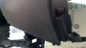 Торпедо передняя панель с AIRBAG Volvo XC60 18-26 кожа черная под проекцию, царапины, сломано крепление, надлом