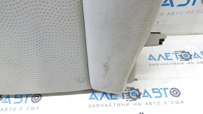 Спинка заднего ряда сидений левая Nissan Leaf 13-17 ткань серая, с ремнем, под чистку