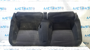 Pernă banchetă spate Ford Mustang mk6 18-23 coupe, material textil negru, îndoită, crăpată, necesită curățare