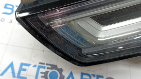 Фара передняя левая в сборе Audi A4 B9 17-19 Full LED, под полировку, паутинка