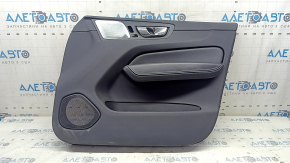 Panou ușă negru, dreapta față, Volvo XC60 18-25, cotieră, piele Nappa neagră, scaune Bowers & Wilkins, cu memorie, zgârieturi, curățare chimică
