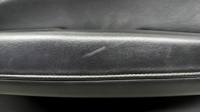 Panou ușă negru, dreapta față, Volvo XC60 18-25, cotieră, piele Nappa neagră, scaune Bowers & Wilkins, cu memorie, zgârieturi, curățare chimică