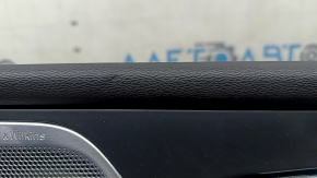 Panou ușă negru, dreapta față, Volvo XC60 18-25, cotieră, piele Nappa neagră, scaune Bowers & Wilkins, cu memorie, zgârieturi, curățare chimică