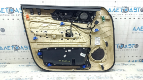 Panou ușă negru, dreapta față, Volvo XC60 18-25, cotieră, piele Nappa neagră, scaune Bowers & Wilkins, cu memorie, zgârieturi, curățare chimică